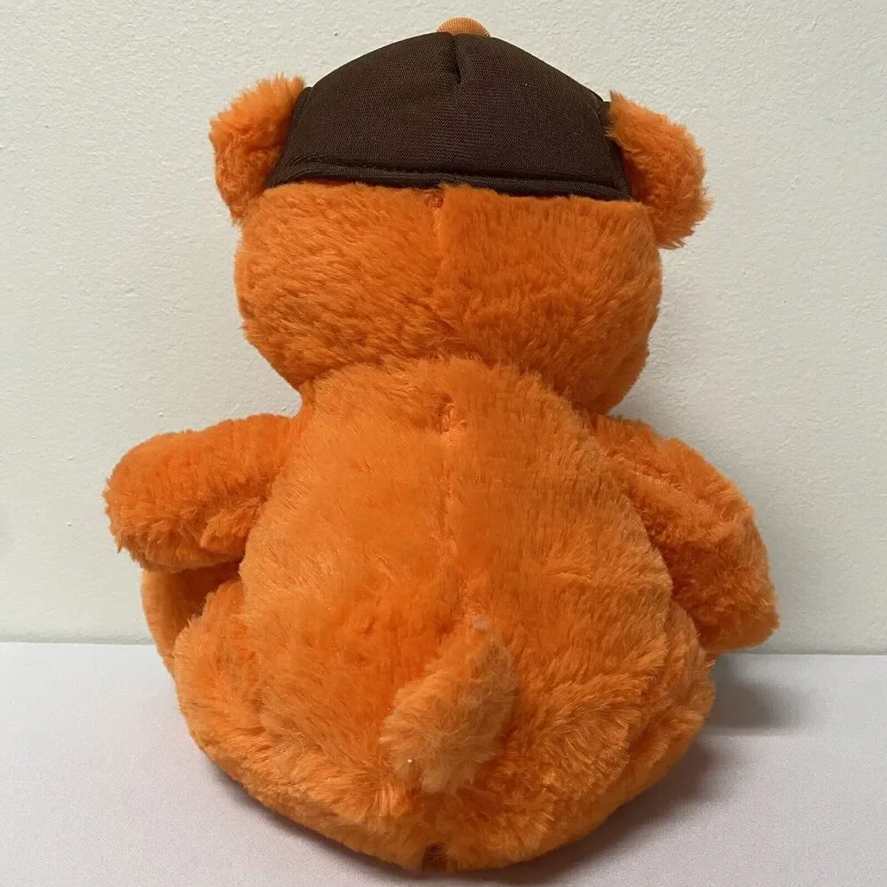 Hersheys Reese’s Bear Plush Orange Baseball Cap‎ Hat Stuffed Animal Toy 10